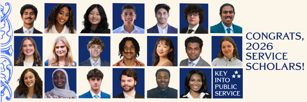 26 Key into Public Service Scholars